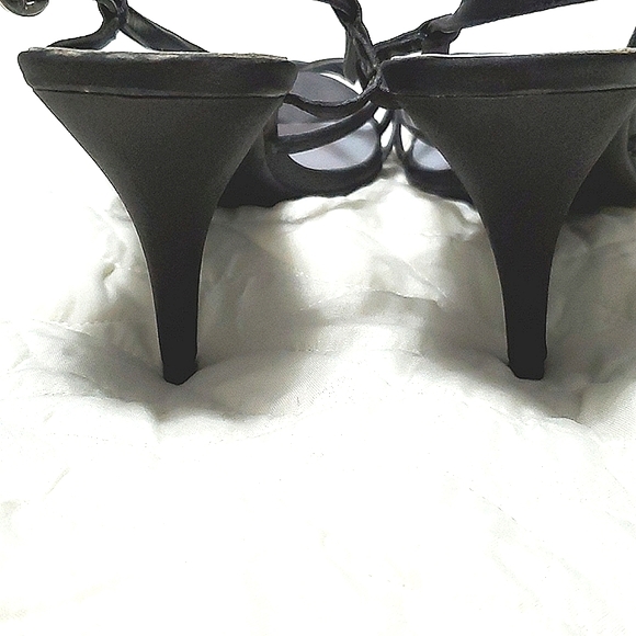 FIONI black strappy sandals - Picture 7 of 8